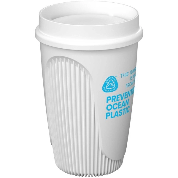 Immagine Bicchiere da 350 ml con coperchio a 360° Alto POP