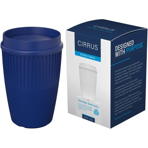 Immagine Bicchiere da 350 ml con coperchio a 360° Cirrus POP