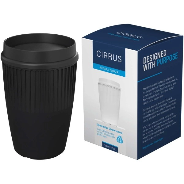 Immagine Bicchiere da 350 ml con coperchio a 360° Cirrus POP