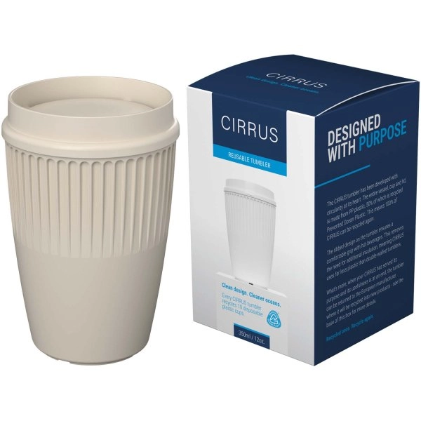 Immagine Bicchiere da 350 ml con coperchio a 360° Cirrus POP