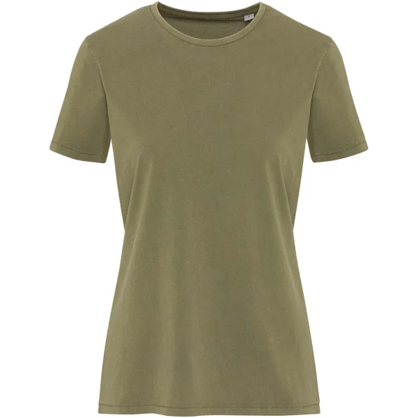 Immagine T-shirt a maniche corte da donna in tessuto lavato da 160 g/m²Nanaimo