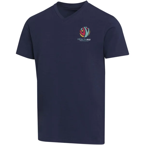 Immagine T-shirt a maniche corte unisex con scollo a V in cotone biologico certificato OCS da 200 g/m² Balfour