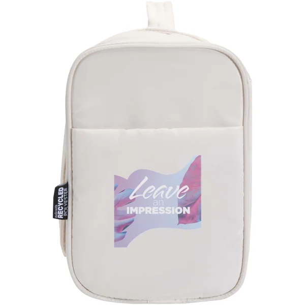 Immagine Beauty case da appendere in materiale riciclato certificato GRS Puffer - 8L