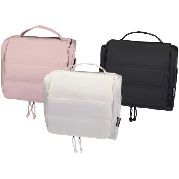 Immagine Beauty case da appendere in materiale riciclato certificato GRS Puffer - 8L