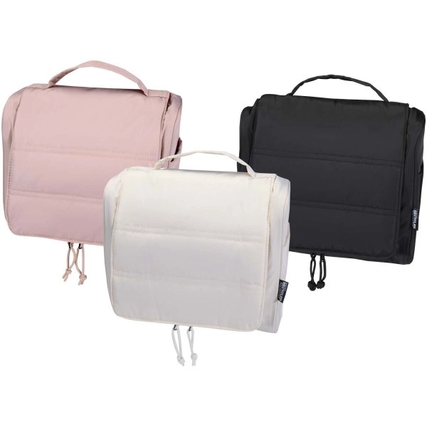 Immagine Beauty case da appendere in materiale riciclato certificato GRS Puffer - 8L