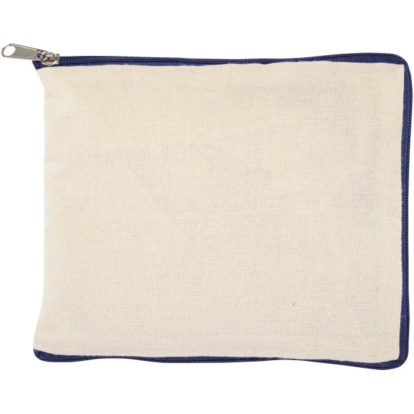 Immagine Tote bag pieghevole in cotone riciclato certificato GRS da 140 g/m² Sierra - 12L