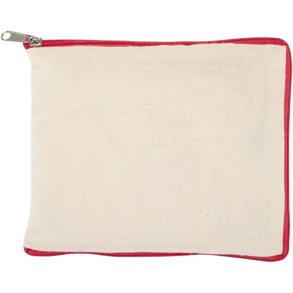 Immagine Tote bag pieghevole in cotone riciclato certificato GRS da 140 g/m² Sierra - 12L