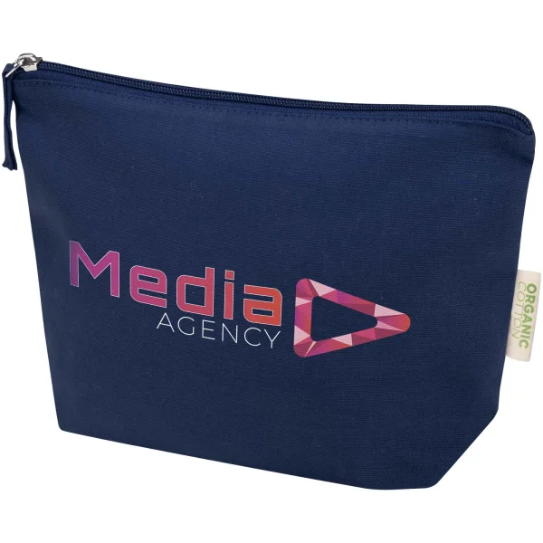 Immagine Beauty case in tessuto biologico certificato OCS da 180 g/m² Odisha - 1L