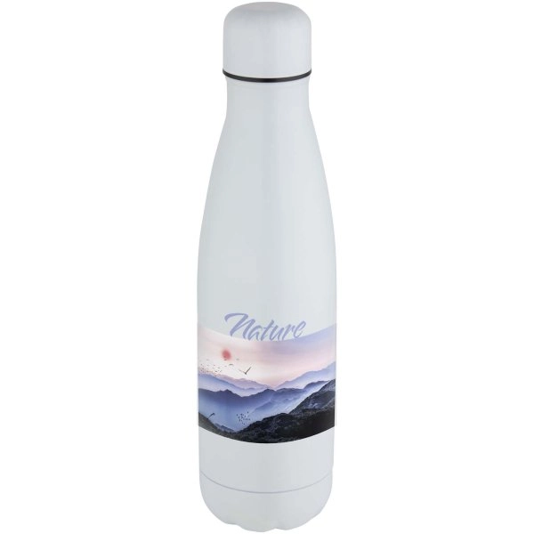 Immagine Borraccia in acciaio inossidabile con isolamento sottovuoto e stampa a sublimazione Cove da 500 ml