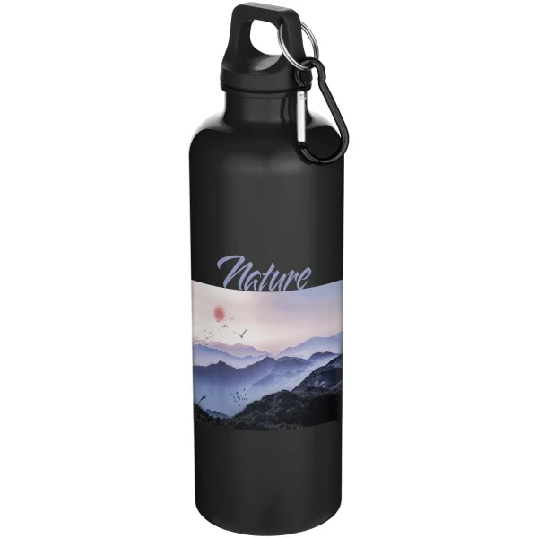 Immagine Borraccia in plastica riciclata RCS in tinta unita con moschettone Oregon da 750 ml