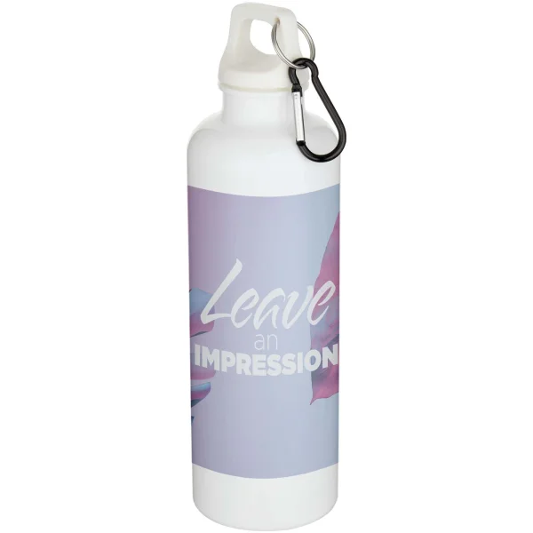 Immagine Borraccia in plastica riciclata RCS in tinta unita con moschettone Oregon da 750 ml