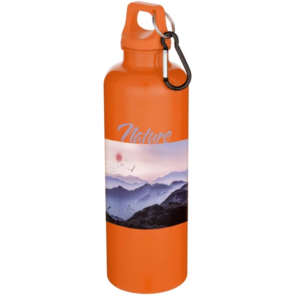 Immagine Borraccia in plastica riciclata RCS in tinta unita con moschettone Oregon da 750 ml
