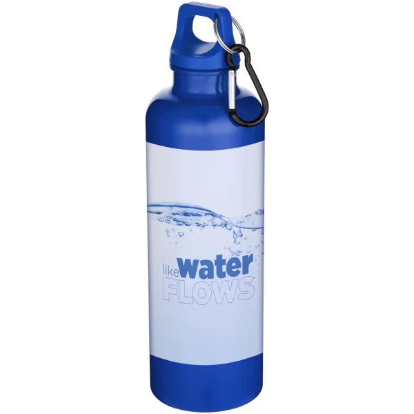Immagine Borraccia in plastica riciclata RCS in tinta unita con moschettone Oregon da 750 ml
