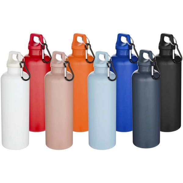 Immagine Borraccia in plastica riciclata RCS in tinta unita con moschettone Oregon da 750 ml