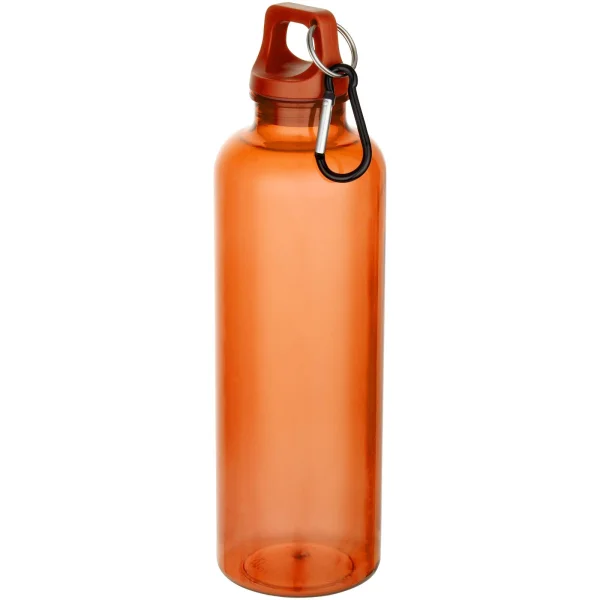 Immagine Borraccia in plastica riciclata certificata RCS da 750 ml con moschettone Oregon