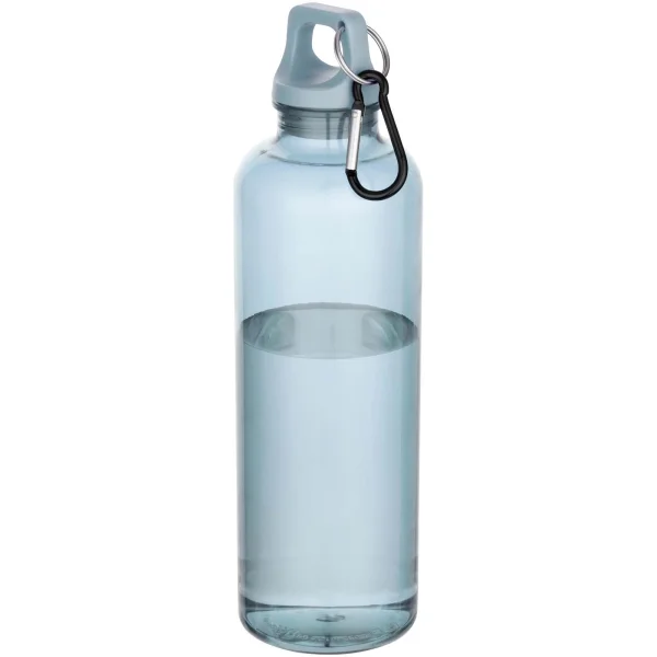 Immagine Borraccia in plastica riciclata certificata RCS da 750 ml con moschettone Oregon