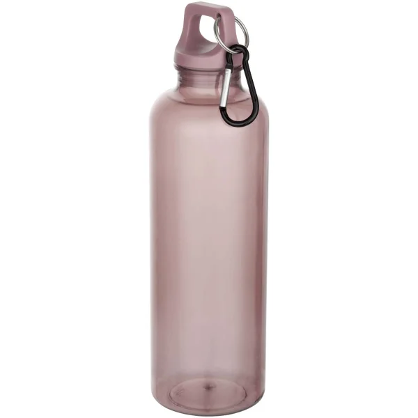 Immagine Borraccia in plastica riciclata certificata RCS da 750 ml con moschettone Oregon