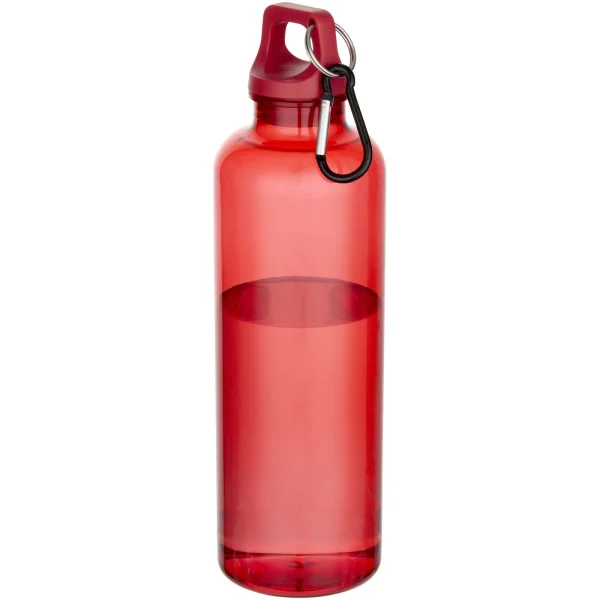 Immagine Borraccia in plastica riciclata certificata RCS da 750 ml con moschettone Oregon