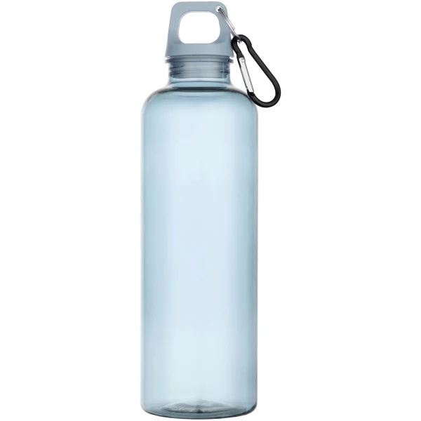 Immagine Borraccia in plastica riciclata certificata RCS da 750 ml con moschettone Oregon
