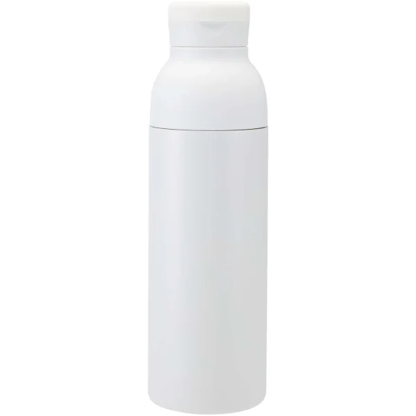Immagine Borraccia in acciaio inossidabile riciclato certificato RCS a doppia parete da 650 ml con set di coperchi da 3 pezzi Illumina