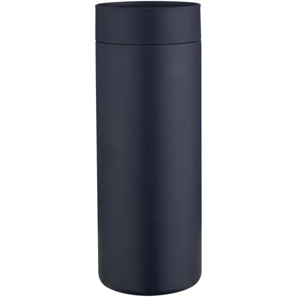 Immagine Borraccia in acciaio inossidabile riciclato certificato RCS a doppia parete da 650 ml con set di coperchi da 3 pezzi Illumina