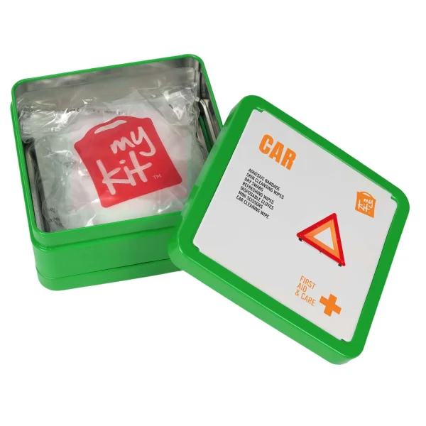 Immagine Kit di primo soccorso in scatola di latta per auto MyKit