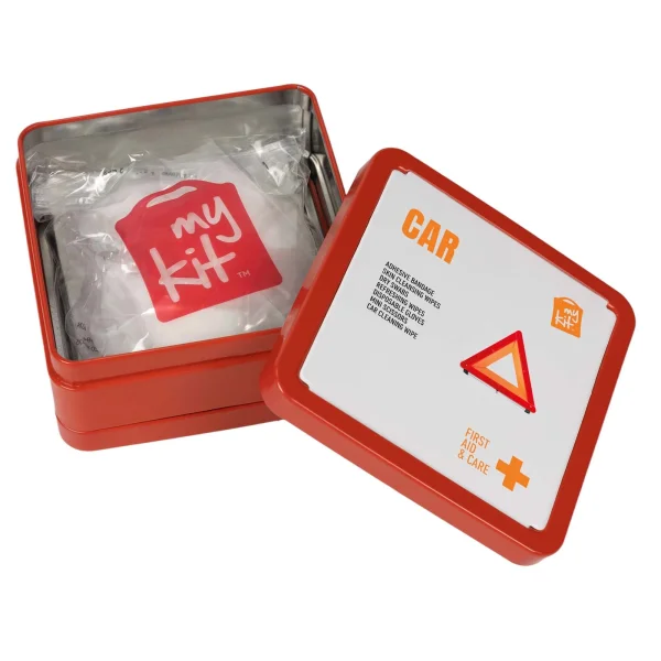 Immagine Kit di primo soccorso in scatola di latta per auto MyKit