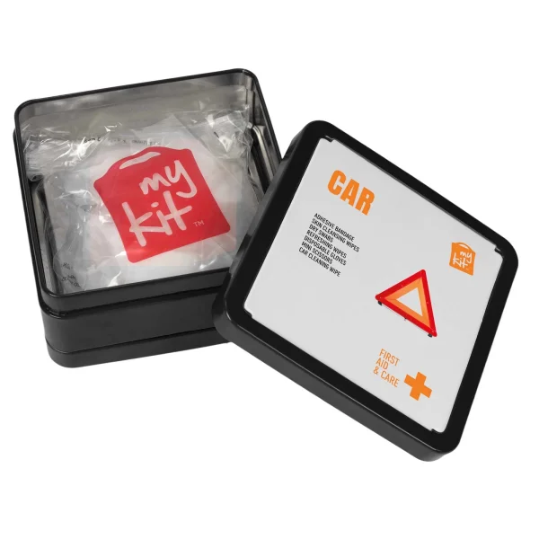 Immagine Kit di primo soccorso in scatola di latta per auto MyKit