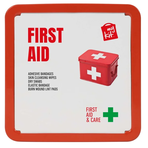 Immagine Kit di primo soccorso in scatola di latta Mykit