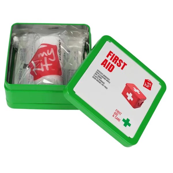 Immagine Kit di primo soccorso in scatola di latta Mykit