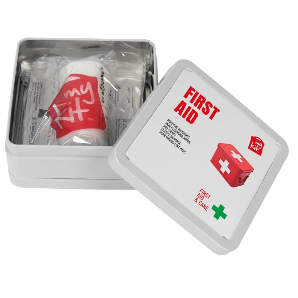 Immagine Kit di primo soccorso in scatola di latta Mykit