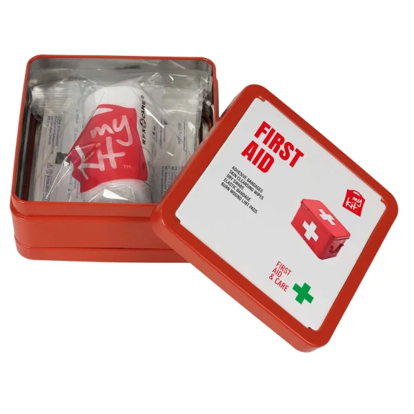 Immagine Kit di primo soccorso in scatola di latta Mykit