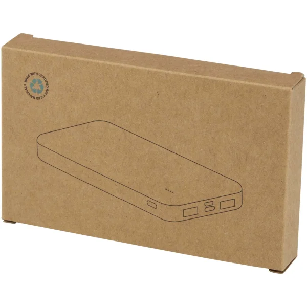 Immagine Power bank da 10.000 mAh e 10 W in plastica riciclata Intan