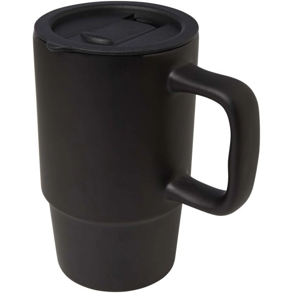 Immagine Tazza in ceramica da 450 ml con coperchio in plastica Carter