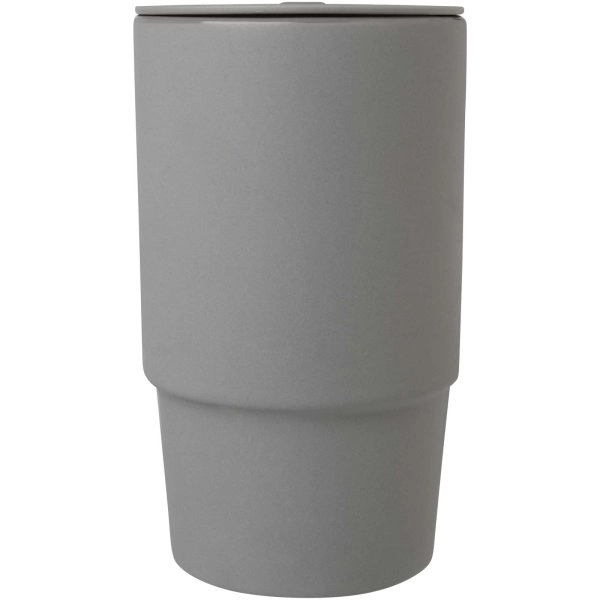 Immagine Tazza in ceramica da 450 ml con coperchio in plastica Carter