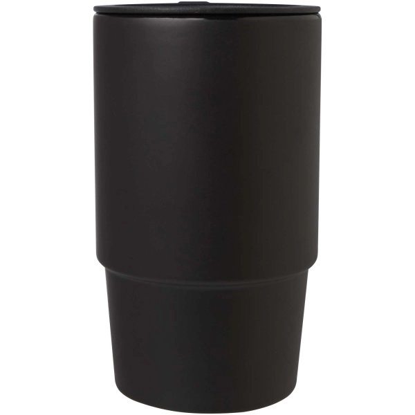 Immagine Tazza in ceramica da 450 ml con coperchio in plastica Carter