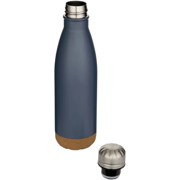 Immagine Borraccia termica in acciaio inossidabile a doppia parete isolamento sottovuoto da 500 ml con dettagli in sughero Cove