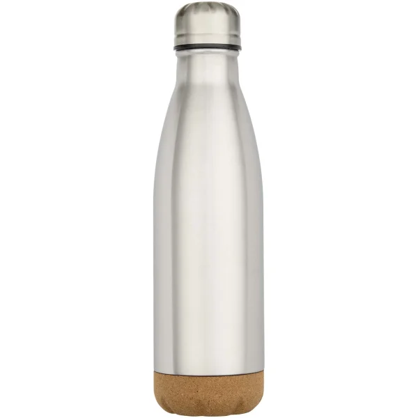 Immagine Borraccia termica in acciaio inossidabile a doppia parete isolamento sottovuoto da 500 ml con dettagli in sughero Cove