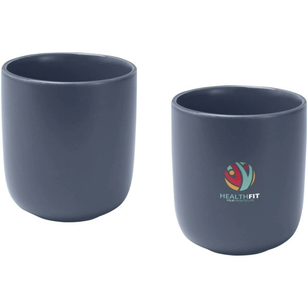 Immagine Set di 2 tazze in ceramica con finitura opaca da 200 ml Male