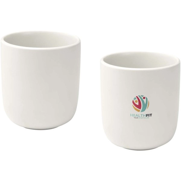 Immagine Set di 2 tazze in ceramica con finitura opaca da 200 ml Male