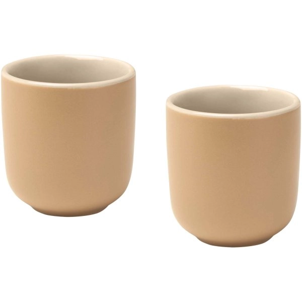 Immagine Set di 2 tazzine per espresso in ceramica con finitura opaca da 90 ml Male