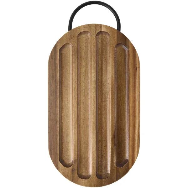 Immagine Tagliere in legno di acacia con coltello per il pane Prestige