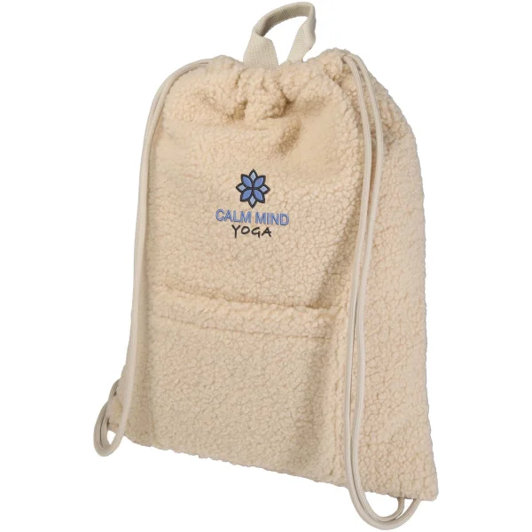 Immagine Zaino con cordoncino in sherpa riciclato certificato GRS da 9 litri Bear