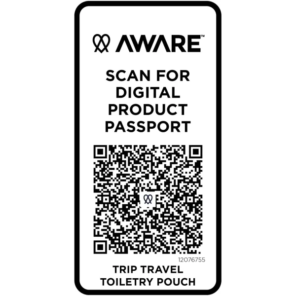 Immagine Beauty case da viaggio in materiale riciclato da 2 litri Trip Aware™