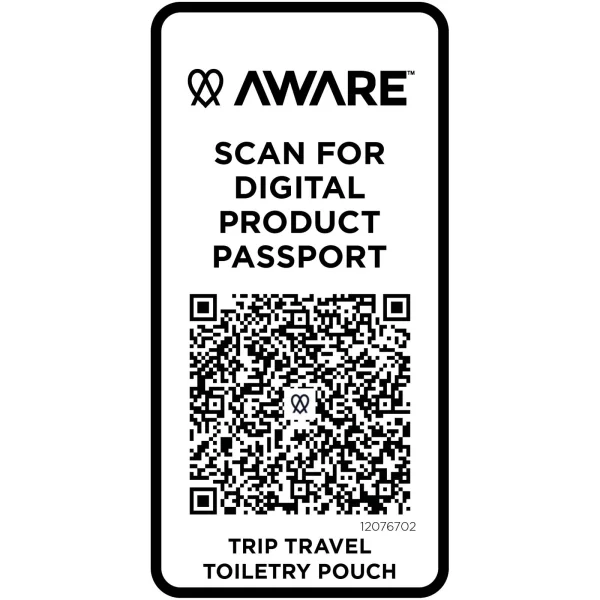 Immagine Beauty case da viaggio in materiale riciclato da 2 litri Trip Aware™