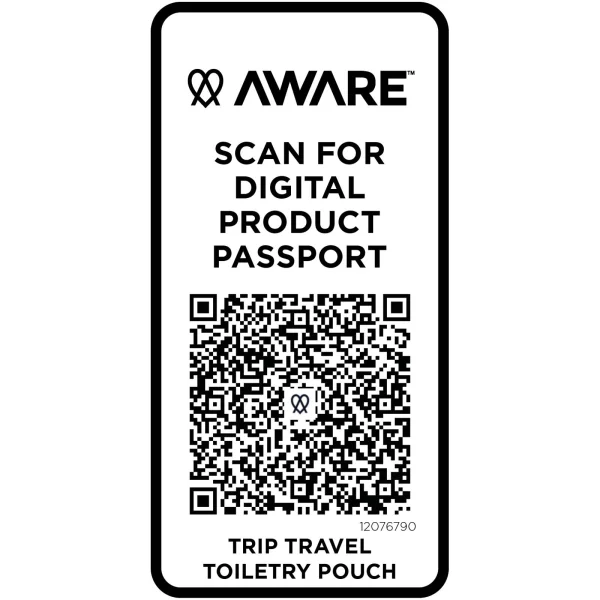 Immagine Beauty case da viaggio in materiale riciclato da 2 litri Trip Aware™