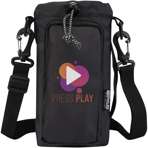 Immagine Borsa da viaggio per bottiglie in materiale riciclato da 2 litri Trip Aware™