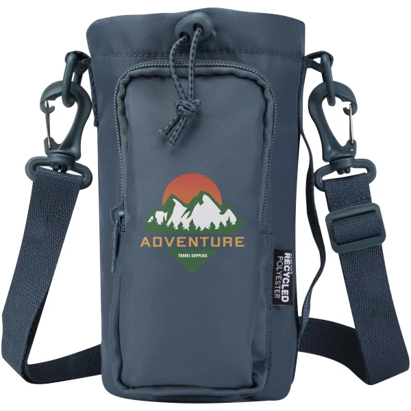 Immagine Borsa da viaggio per bottiglie in materiale riciclato da 2 litri Trip Aware™