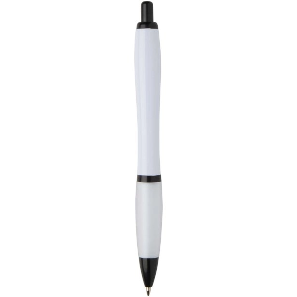 Immagine Penna a sfera in plastica riciclata con finiture nere (inchiostro nero) Nash