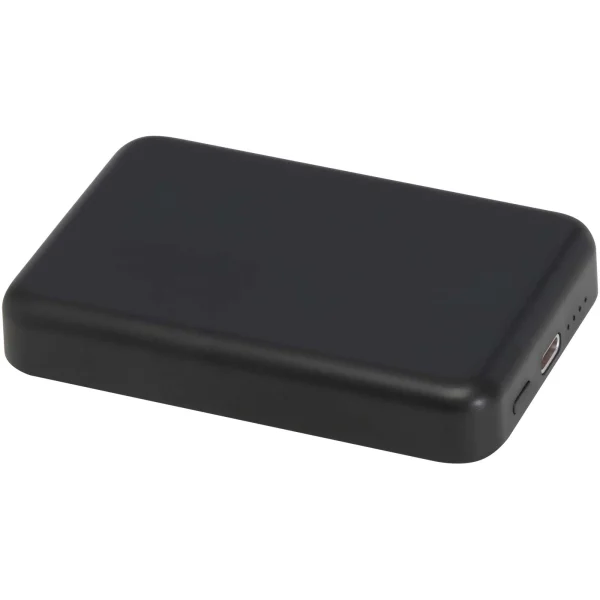 Immagine Power bank magnetico wireless da 5.000 mAh e 15 W con 20 W PD in plastica riciclata Acrab